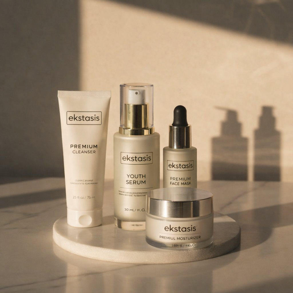 Luxury skincare products